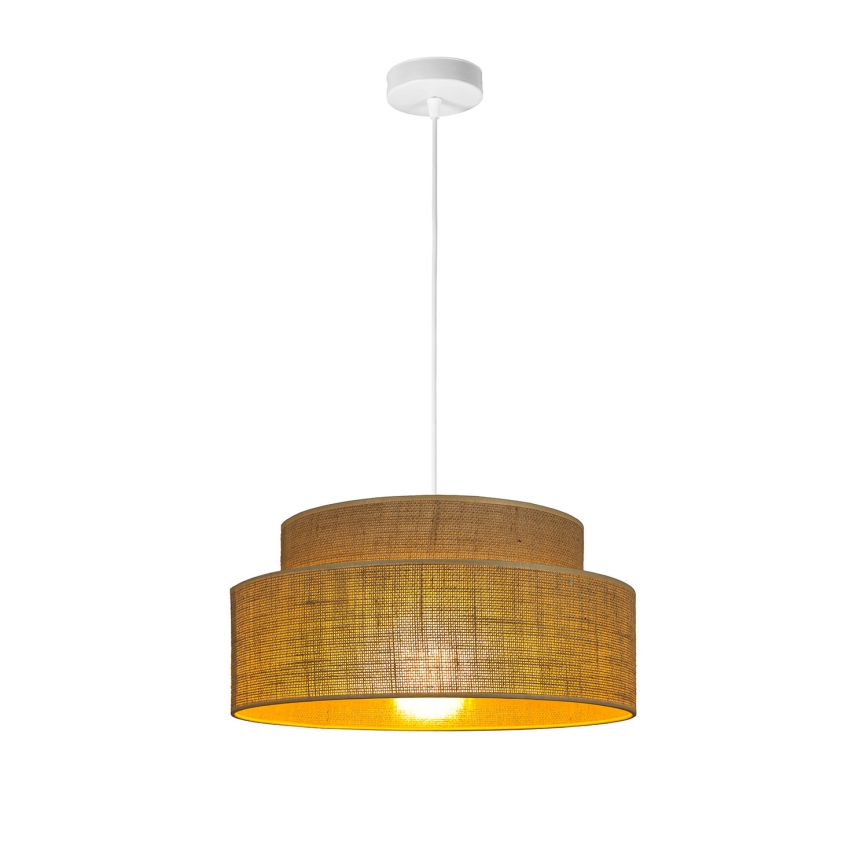 Candeeiro suspenso BOHO 1xE27/60W/230V bege