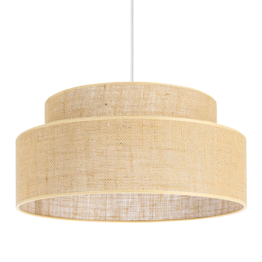 Candeeiro suspenso BOHO 1xE27/60W/230V bege