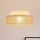 Candeeiro suspenso BOHO 1xE27/60W/230V creme/bege