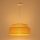 Candeeiro suspenso BOHO 1xE27/60W/230V diâmetro 40 cm bege