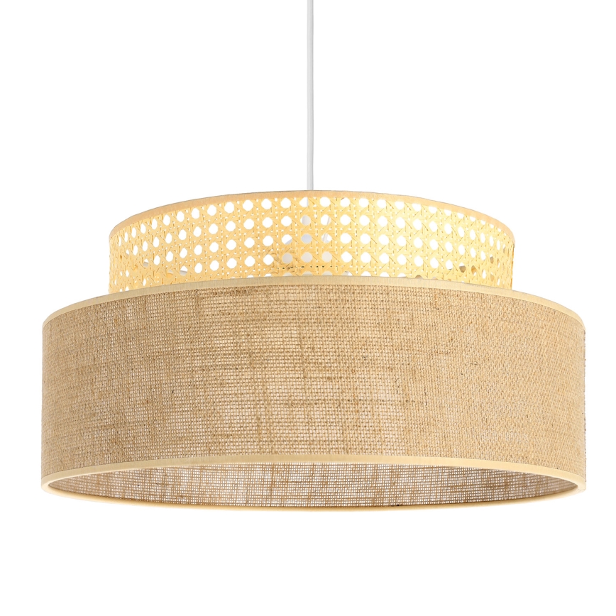 Candeeiro suspenso BOHO 1xE27/60W/230V vime