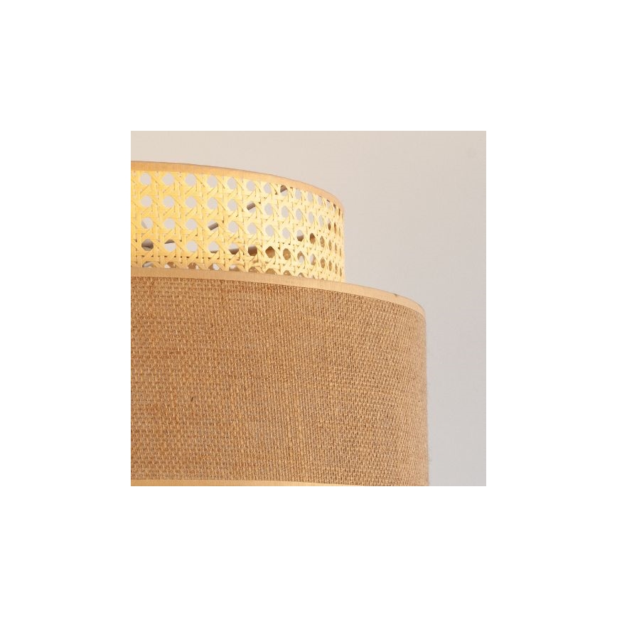 Candeeiro suspenso BOHO 1xE27/60W/230V vime