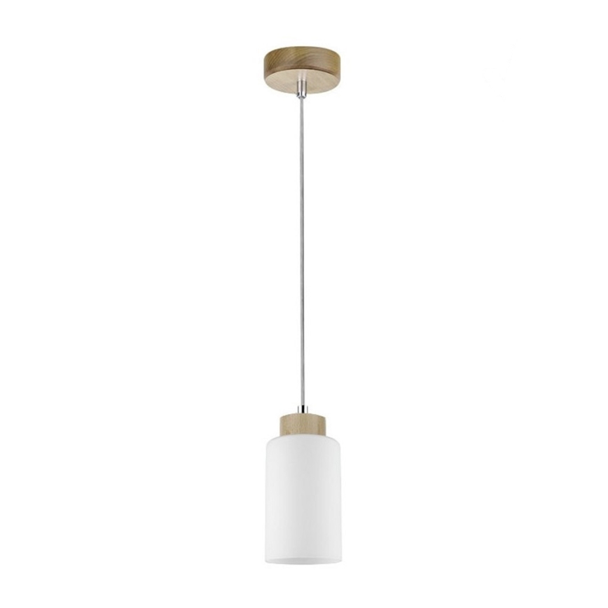 Candeeiro suspenso BOSCO 1xE27/60W/230V Bétula