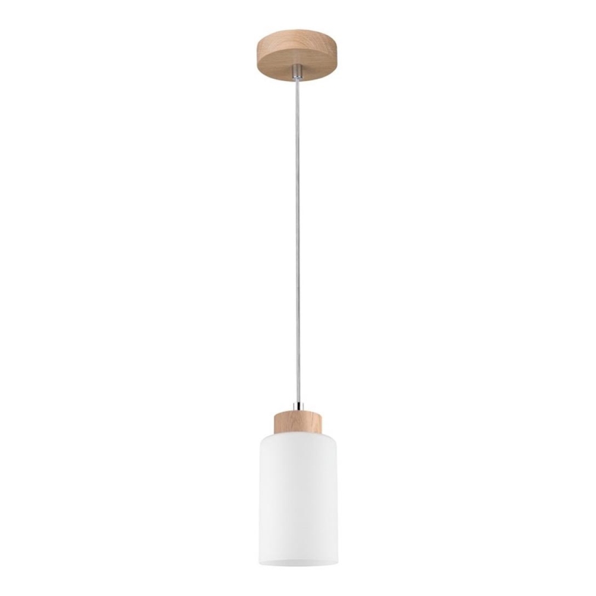 Candeeiro suspenso BOSCO 1xE27/60W/230V carvalho