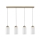 Candeeiro suspenso BOSCO 4xE27/60W/230V carvalho