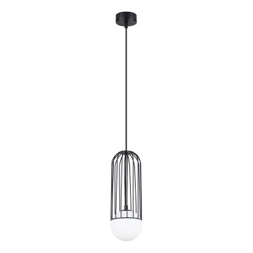 Candeeiro suspenso BRINA 1xG9/8W/230V preto