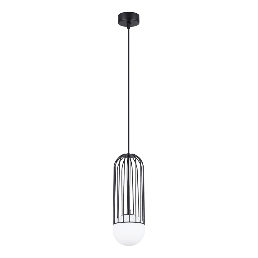 Candeeiro suspenso BRINA 1xG9/8W/230V preto