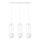 Candeeiro suspenso BRINA 3xG9/8W/230V branco