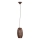 Candeeiro suspenso BURI 1xE27/15W/230V castanho