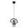 Candeeiro suspenso CABRIO 1xE14/10W/230V preto