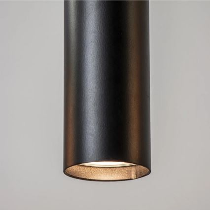 Candeeiro suspenso CALYPSO 3xGU10/60W/230V + 5xE27/60W preto/dourado