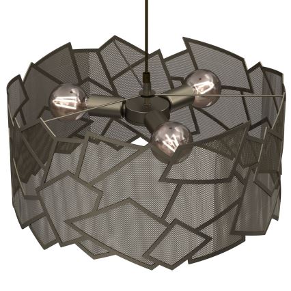 Candeeiro suspenso CAMO 3xE27/15W/230V dourado