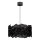 Candeeiro suspenso CAMO 3xE27/15W/230V preto