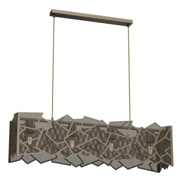 Candeeiro suspenso CAMO 4xE27/15W/230V dourado