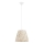 Candeeiro suspenso CANNUCIA 1xE27/15W/230V creme