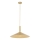 Candeeiro suspenso CAPRI 1xE27/15W/230V diâmetro 50 cm dourado