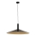 Candeeiro suspenso CAPRI 1xE27/15W/230V diâmetro 70 cm preto/dourado