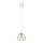 Candeeiro suspenso CEED GOLD 1xE27/60W/230V diâmetro 17,5 cm branco/dourado