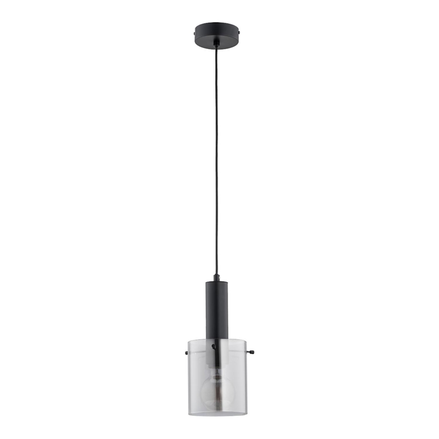 Candeeiro suspenso CELIA 1xE27/60W/230V preto