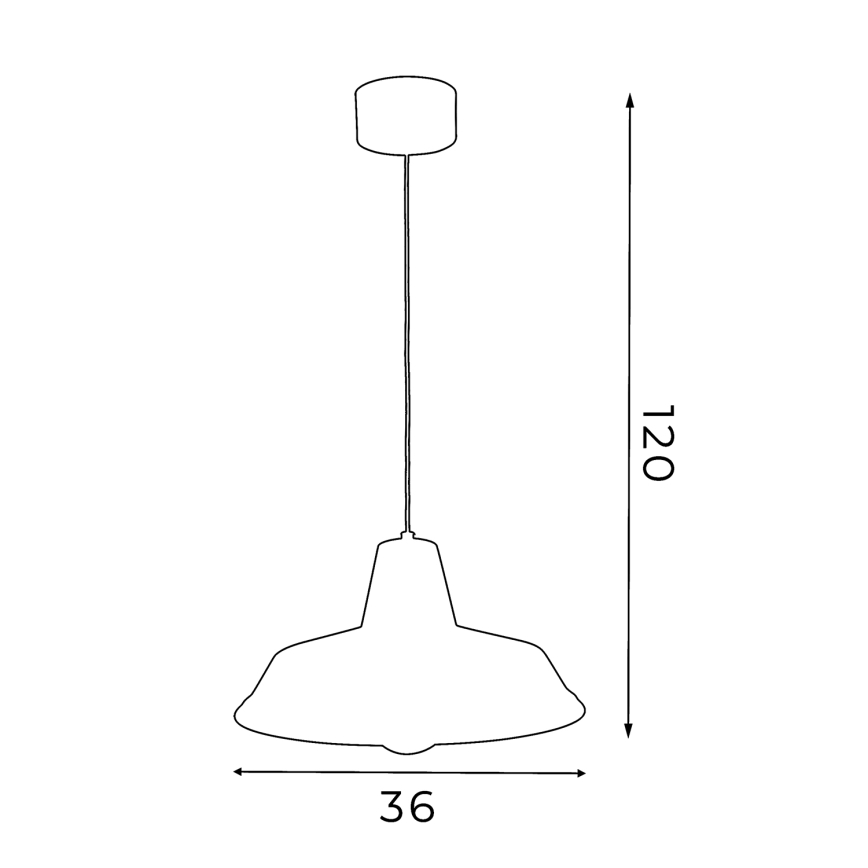 Candeeiro suspenso CLASS 1xE27/15W/230V bege