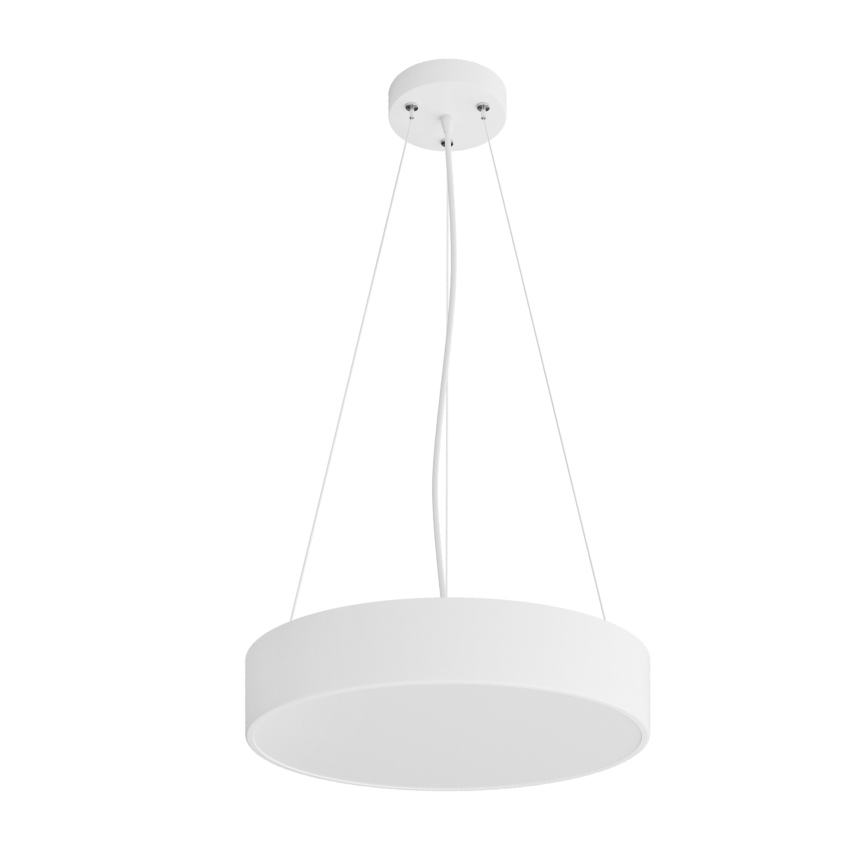 Candeeiro suspenso CLEO 3xE27/24W/230V diâmetro 40 cm branco