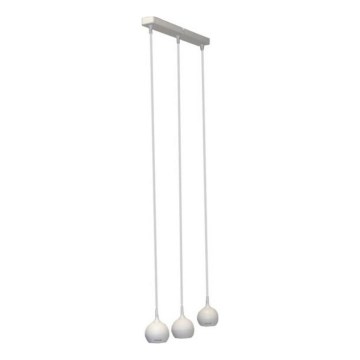 Candeeiro suspenso COLM 3xGU10/30W/230V branco