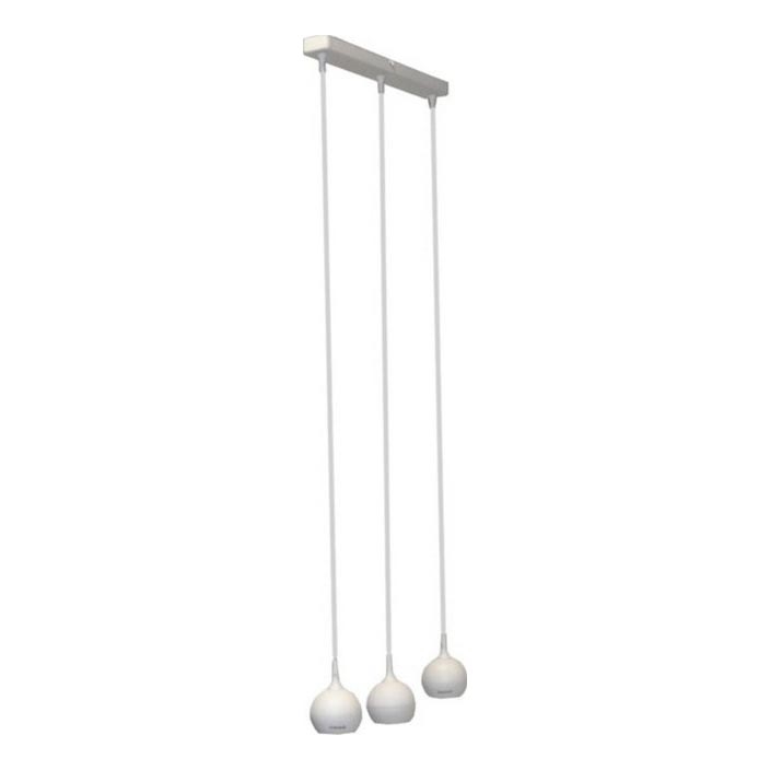 Candeeiro suspenso COLM 3xGU10/30W/230V branco