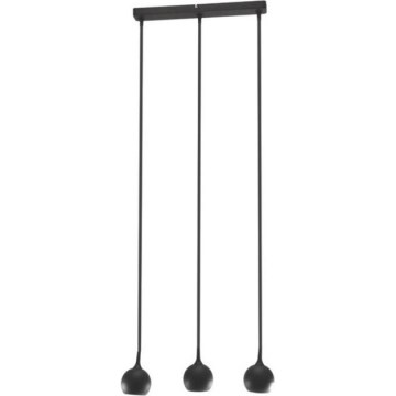 Candeeiro suspenso COLM 3xGU10/30W/230V preto