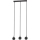 Candeeiro suspenso COLM 3xGU10/30W/230V preto