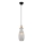 Candeeiro suspenso com cabo BOTTLE 1xE14/4W/230V transparente