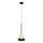 Candeeiro suspenso CONE 1xGU10/10W/230V dourado/preto