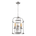 Candeeiro suspenso CONSTANTINE 3xE27/60W/230V cromado mate