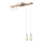 Candeeiro suspenso CORTINA 2xE27/15W/230V + 2xG9/5W/230V branco/carvalho