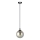 Candeeiro suspenso COSMO 1xE14/10W/230V diâmetro 14 cm preto/cinzento