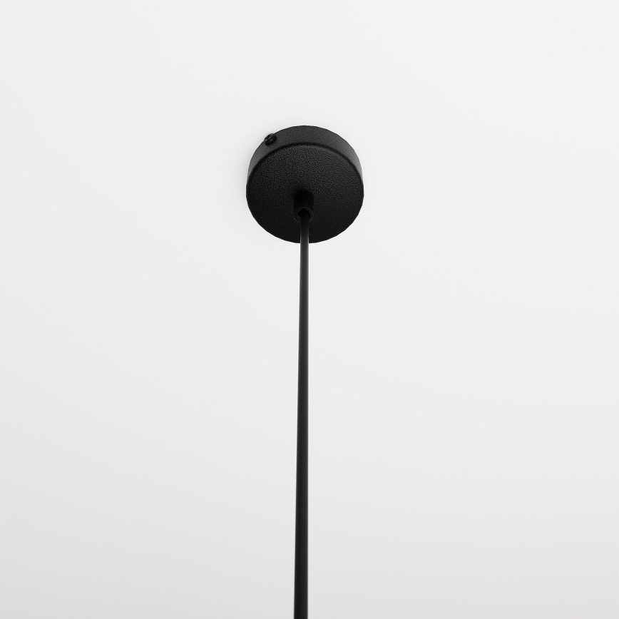 Candeeiro suspenso COSMO 1xE14/10W/230V diâmetro 14 cm preto/cinzento