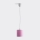 Candeeiro suspenso de criança DOTS 1xE27/15W/230V diâmetro 15 cm rosa