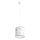 Candeeiro suspenso de criança FAIRY 1xE27/15W/230V diâmetro 30 cm fada