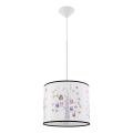 Candeeiro suspenso de criança OWLS 1xE27/15W/230V diâmetro 30 cm owls