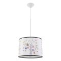 Candeeiro suspenso de criança OWLS 1xE27/15W/230V diâmetro 40 cm owls