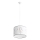Candeeiro suspenso de criança PRINCESS 1xE27/15W/230V diâmetro 40 cm Princesa