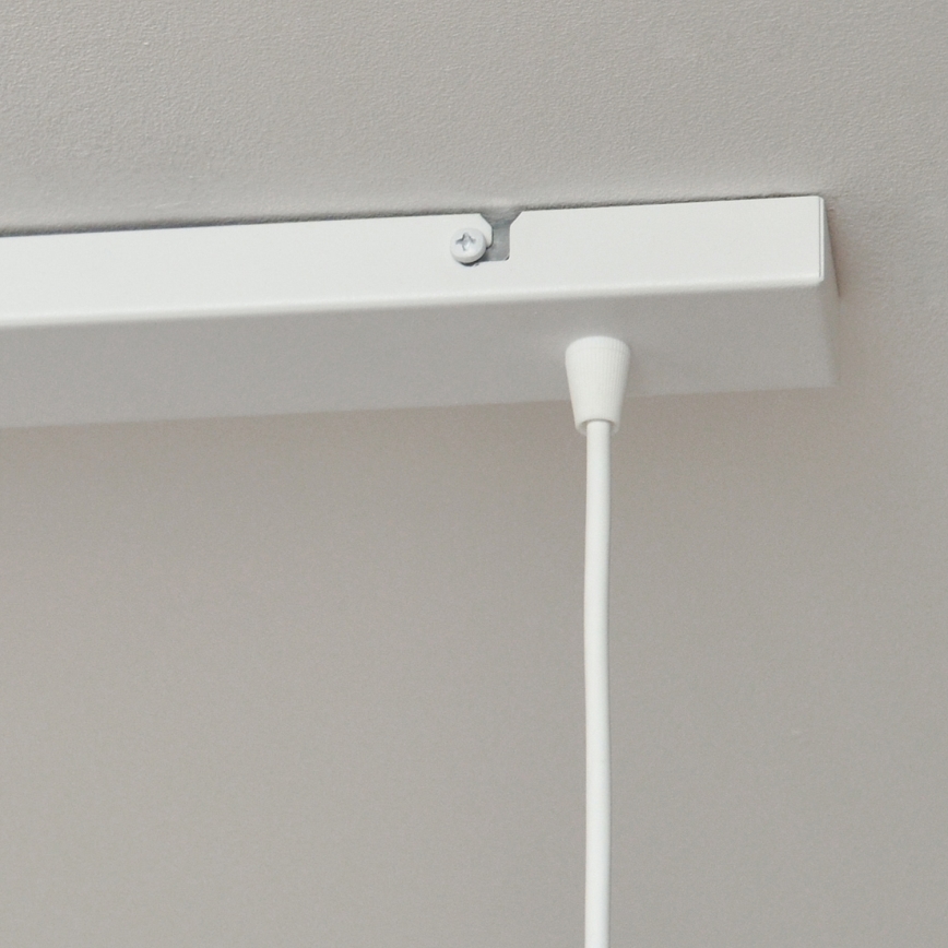 Candeeiro suspenso de criança STARS 2xE27/15W/230V azul/branco
