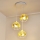 Candeeiro suspenso de criança STARS 3xE27/15W/230V amarelo/branco