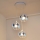 Candeeiro suspenso de criança STARS 3xE27/15W/230V azul/branco