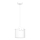 Candeeiro suspenso de criança SWEET 1xE27/15W/230V branco/borboleta