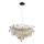 Candeeiro suspenso de cristal 13xG9/40W/230V cromado brilhante