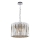Candeeiro suspenso de cristal RITZ 7xE14/40W/230V cromado brilhante