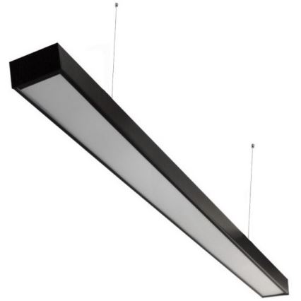 Candeeiro suspenso de teto LED CYNIDECO LED/30W/230V 4000K preto