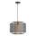 Candeeiro suspenso DENTON 1xE27/40W/230V preto