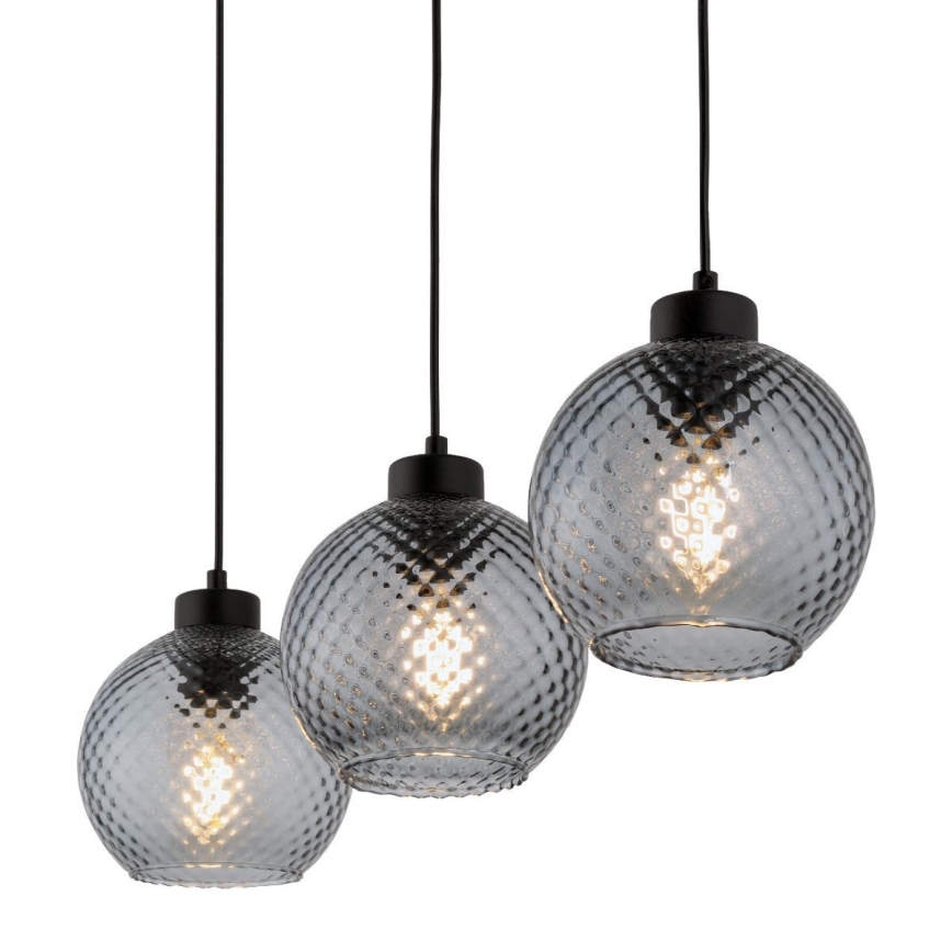 Candeeiro suspenso DEVON 3xE27/15W/230V