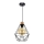 Candeeiro suspenso DIAMENT 1xE27/60W/230V carvalho – FSC certificado